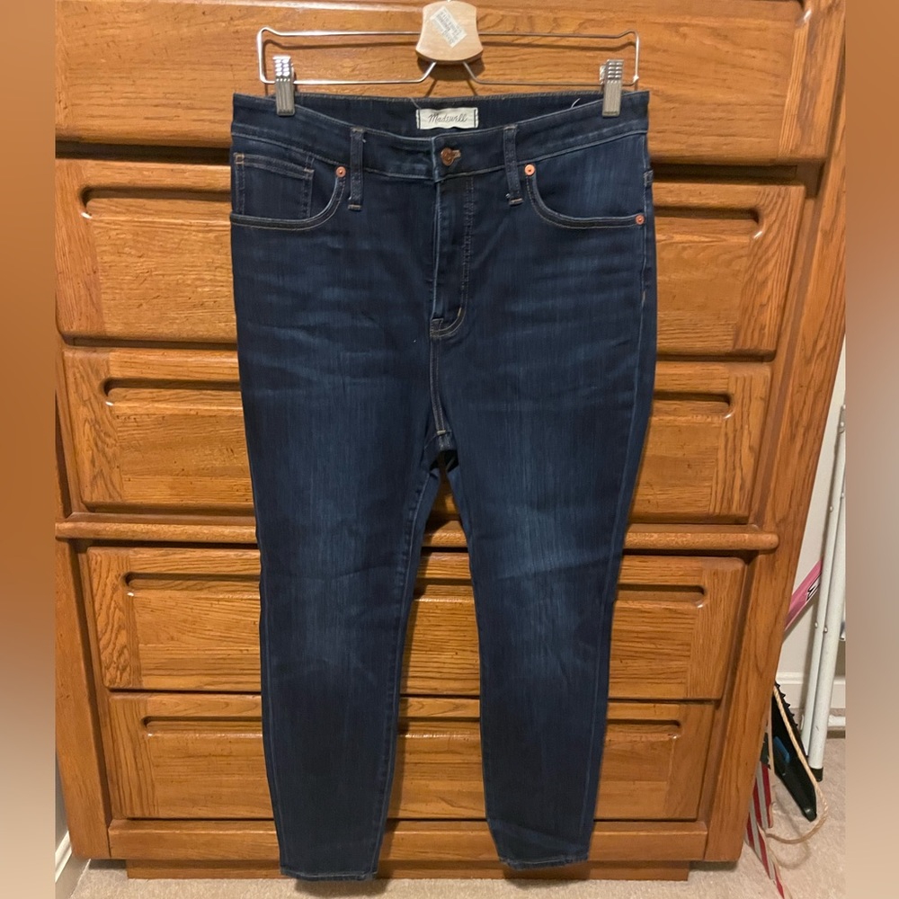 Madewell Women's Skinny Jeans in Dark Indigo Wash